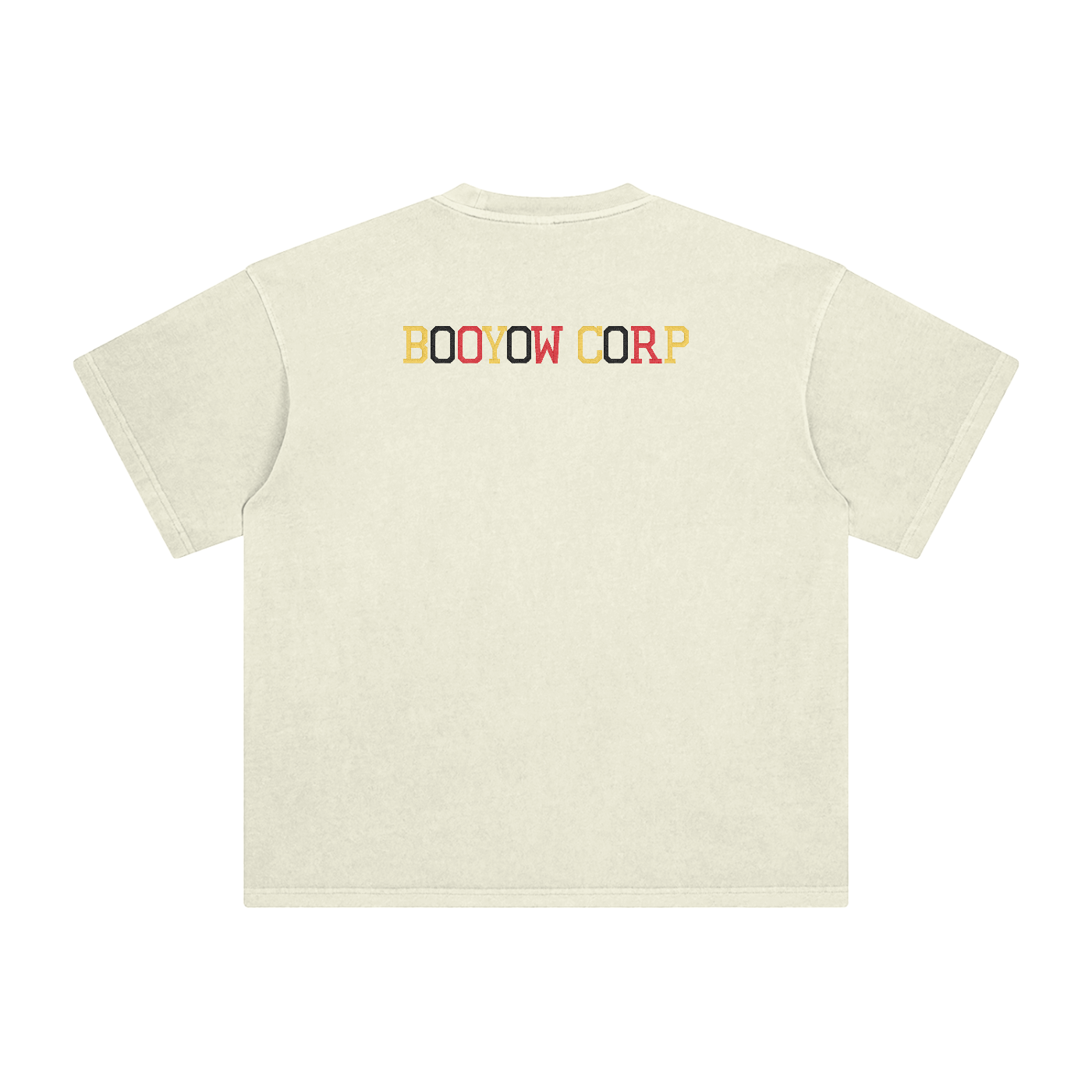 BOOYOW CORP GTA X GLA X SRK X V Enzyme embroidery Washed T-Shirt