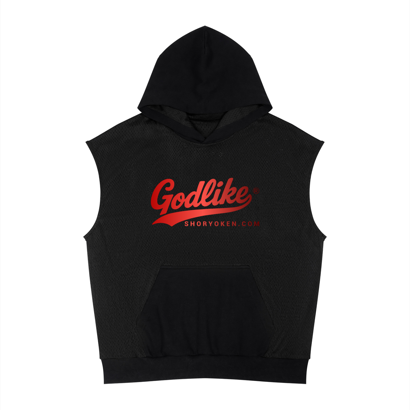 Game Technical Apparel Tactical Mesh Sleeveless Hoodie