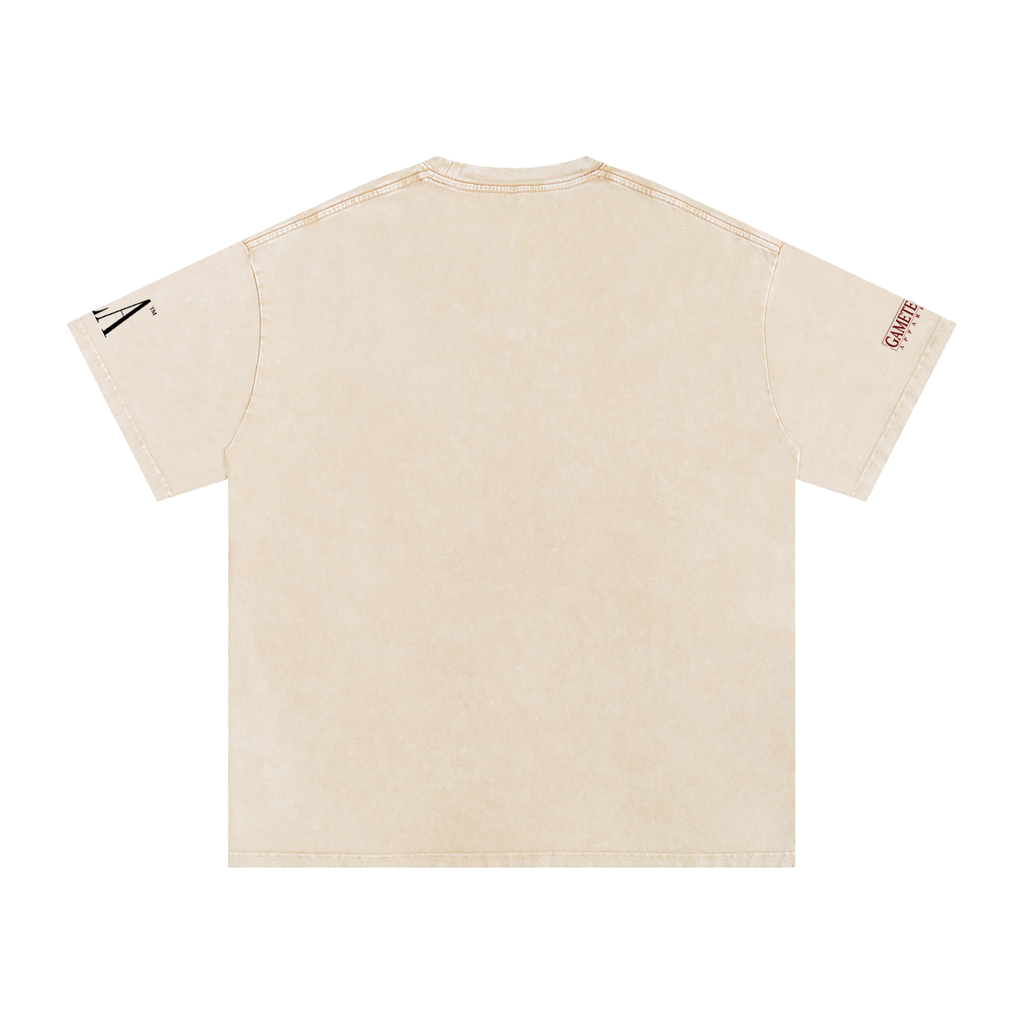 GLA GODLIKE APPAREL Snow Wash Oversized Cotton T-Shirt