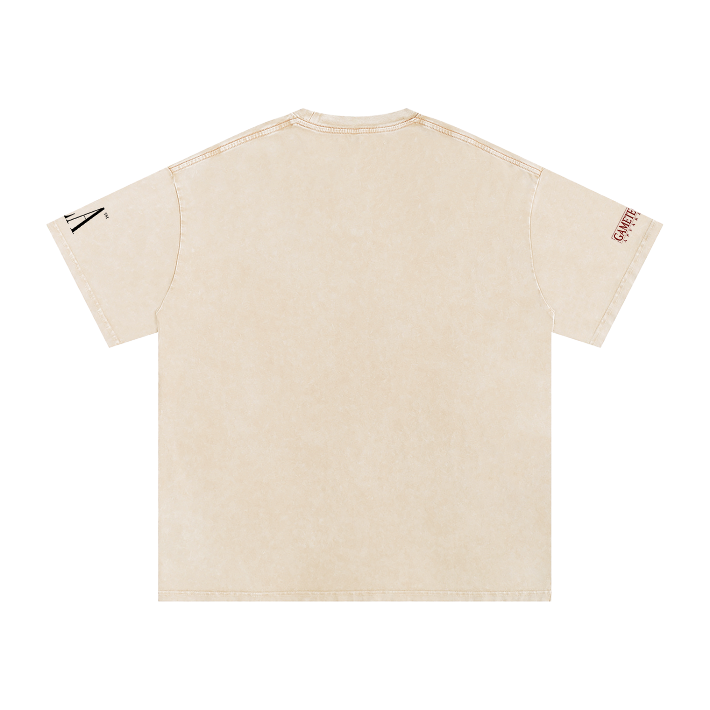 GLA GODLIKE APPAREL Snow Wash Oversized Cotton T-Shirt