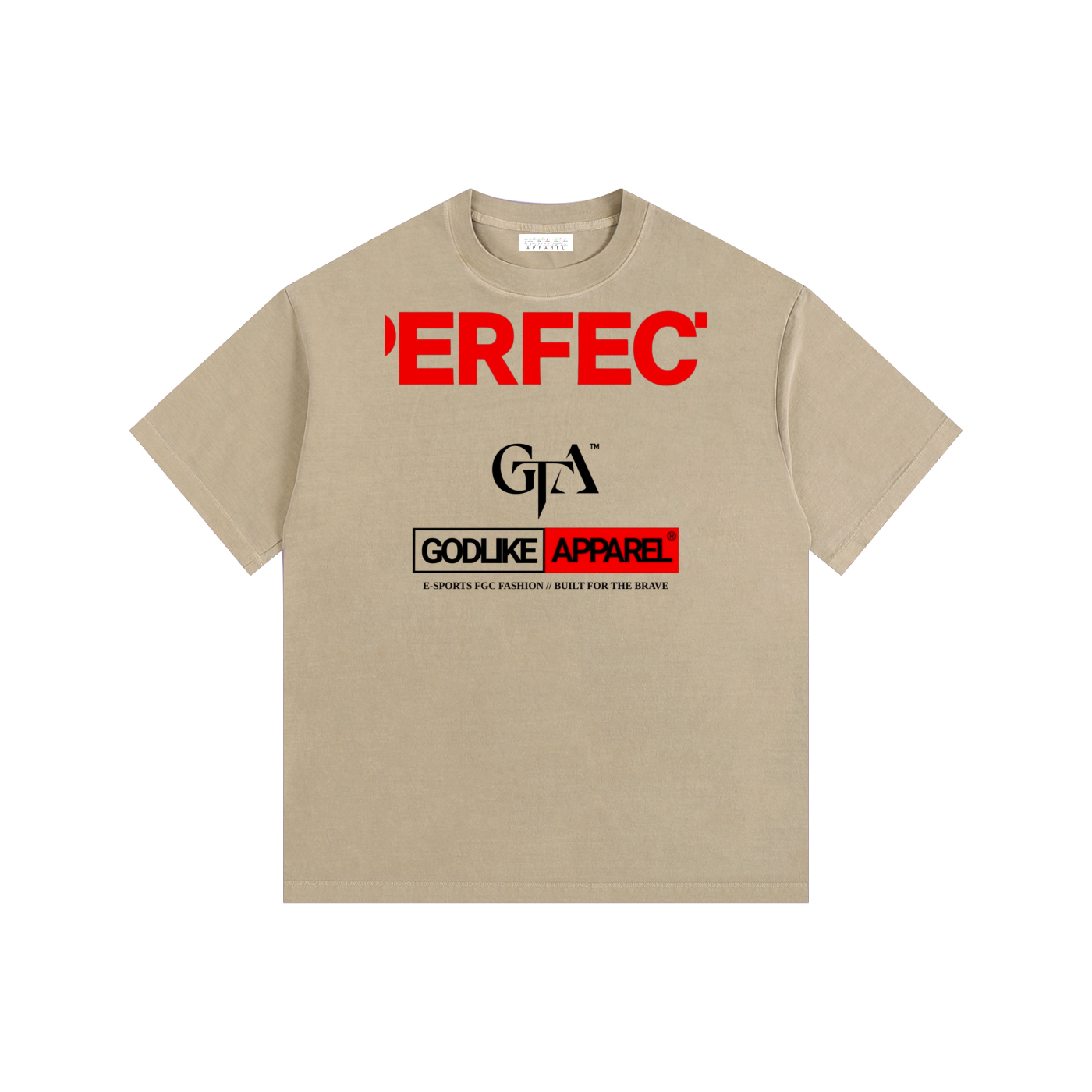 Perfect Standard Vintage Washed Tee - Khaki Core Edition