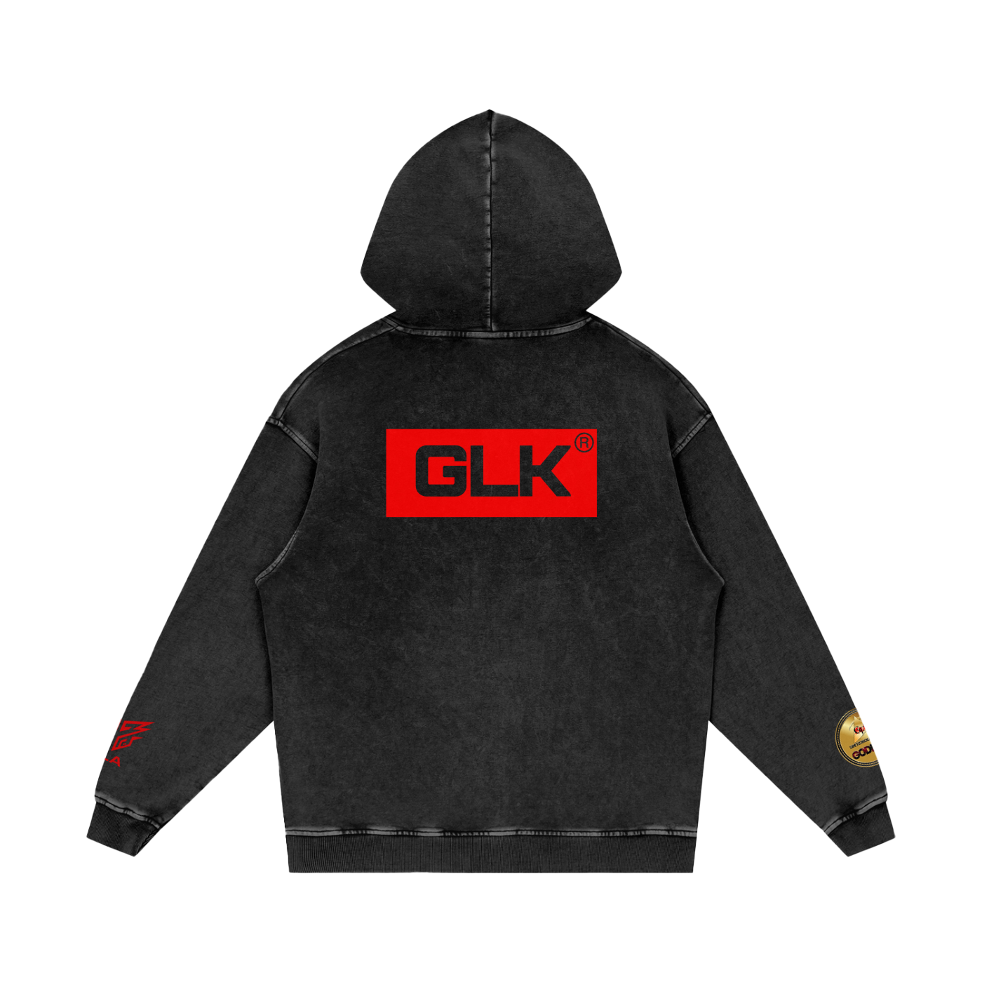 GLK New Logo Snow Washed Hoodie - Legacy Wash Edition