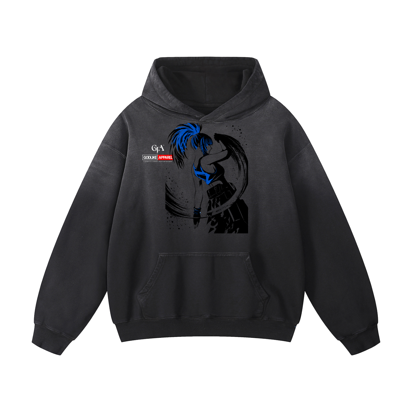 GTA x GLA Sunfade Authority Hoodie - Arena Smoke Edition