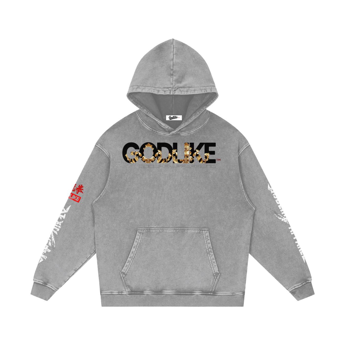 Godlike Pro Play Dragon Ascension Snow-Washed Hoodie