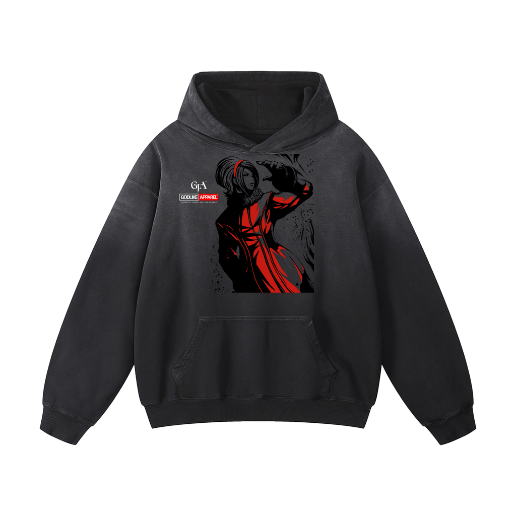 GTA x GLA Sunfade Authority Hoodie - Gray Core Edition