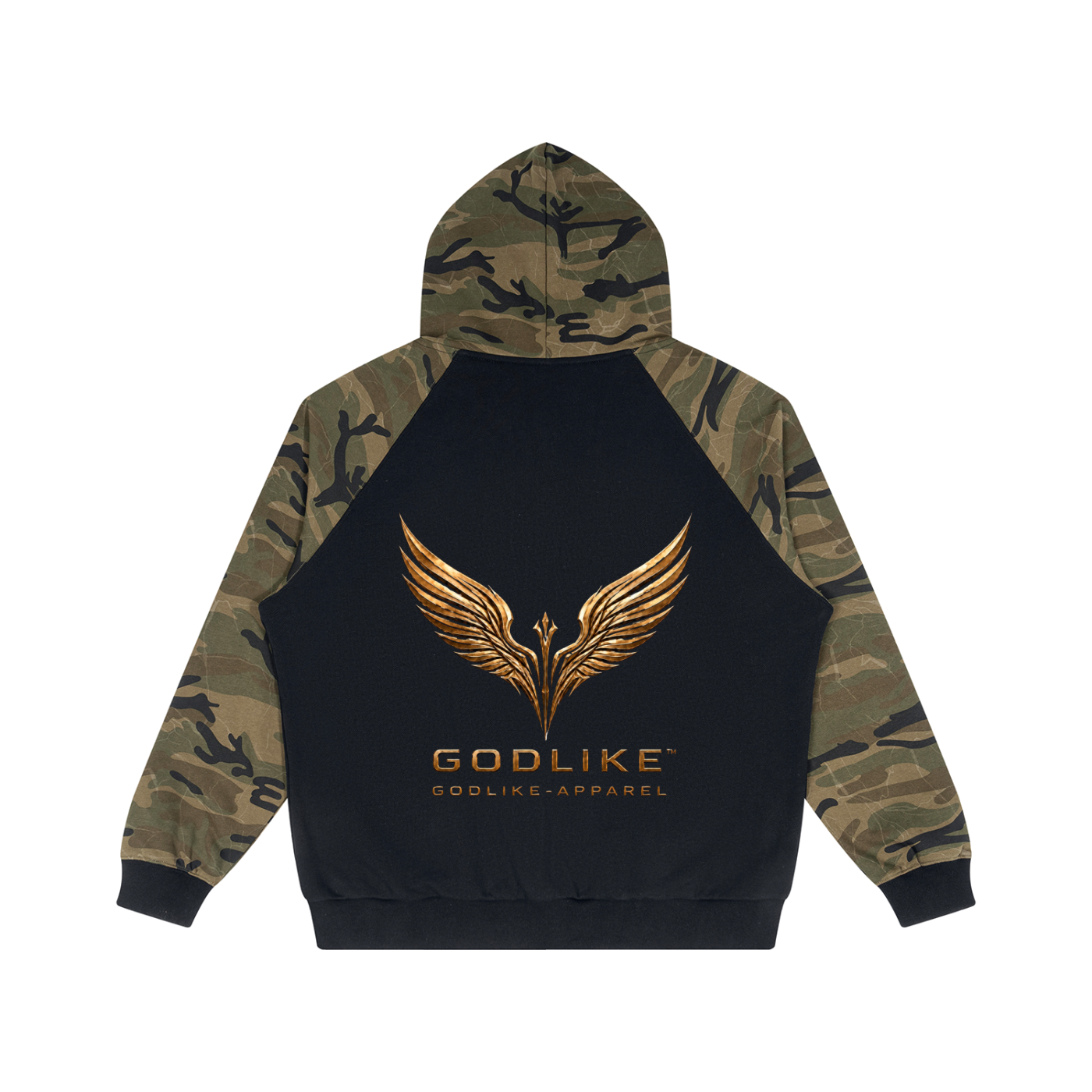GODLIKE CAMO SNAP HOODIE