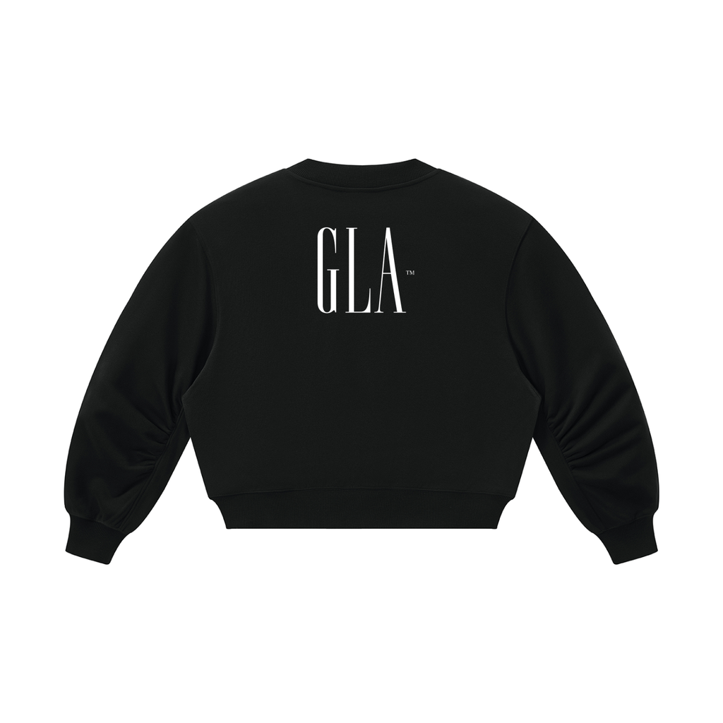Women’s GLA LOGO Crop V-Neck Sweatshirt