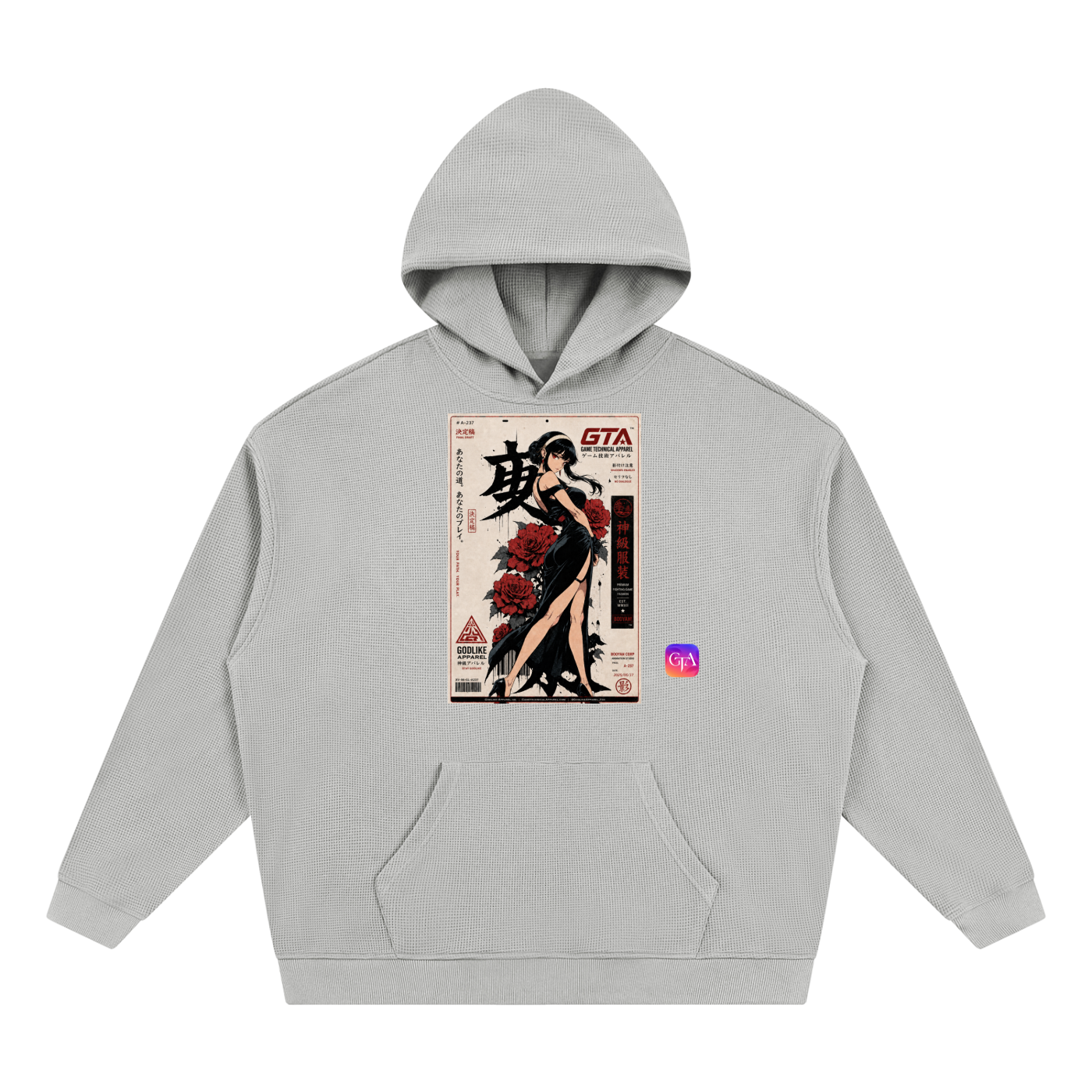 GLK X GTA Unisex Waffle Hoodie
