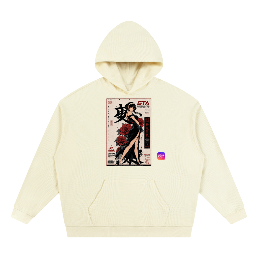 GLK X GTA Unisex Waffle Hoodie