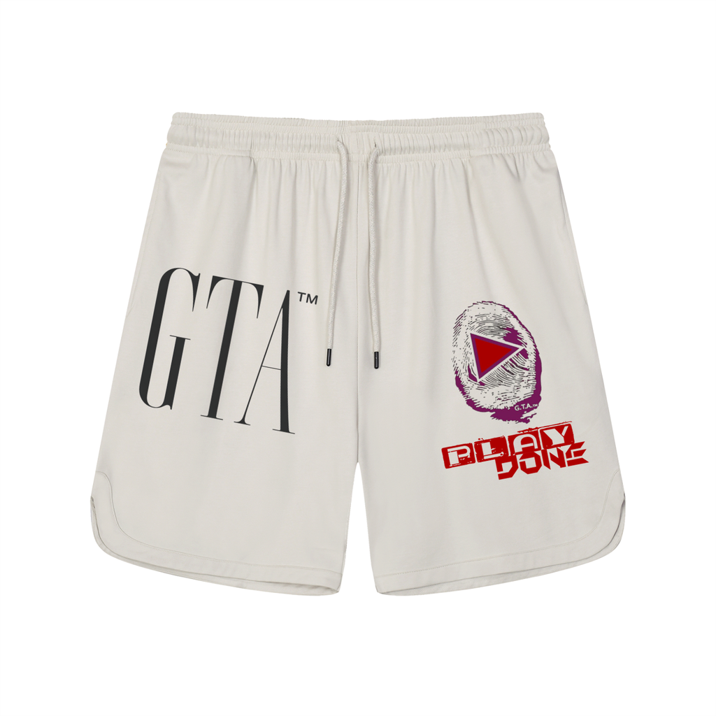 PLAY TIME Mesh-Lined Quick-Dry Performance Shorts