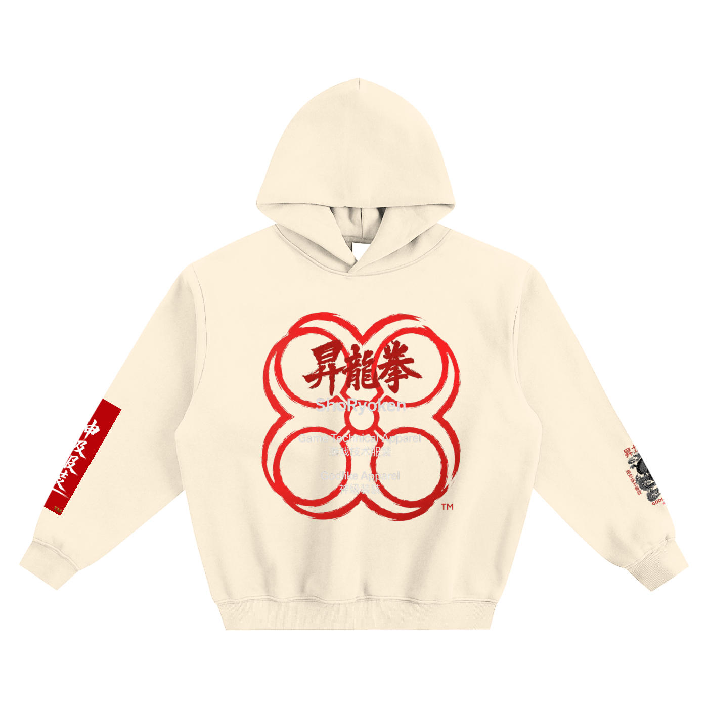 SRK X  GTA X GLA Fleeced Boxy Hoodie