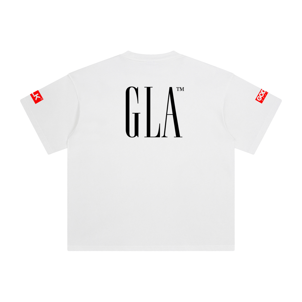 NEW GLA LOGO Enzyme Washed T-Shirt