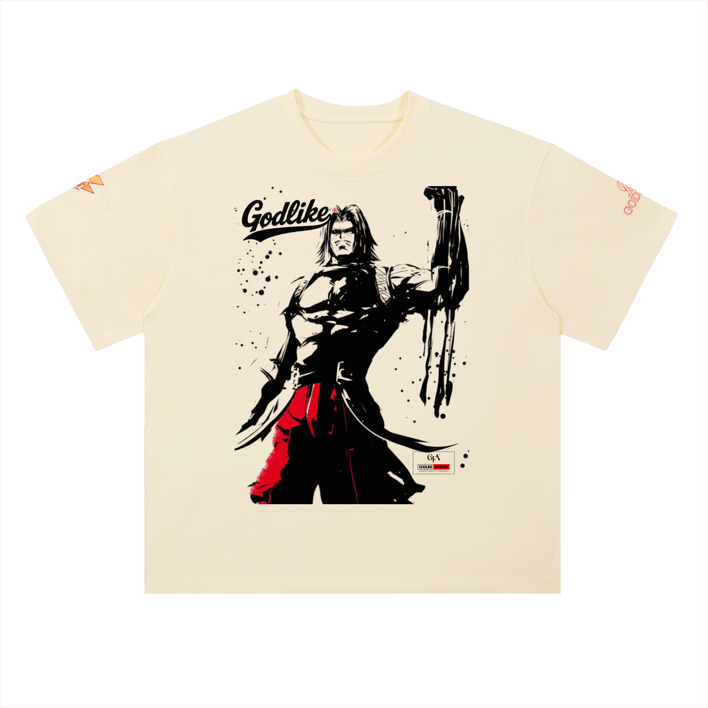 GTA x GLA Drop Shoulder Tee - Lucent White Edition