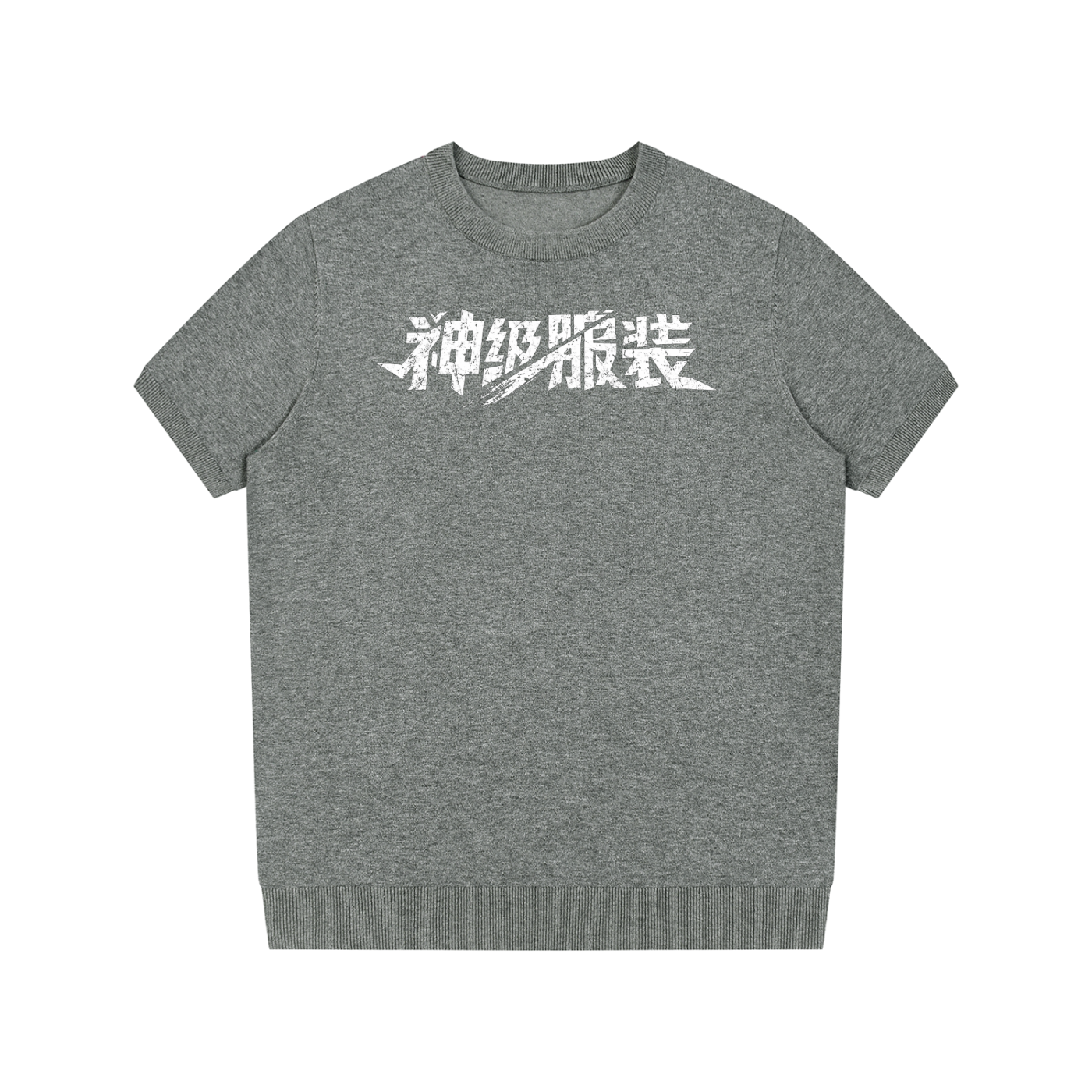 GLA PRINTUnisex Crewneck Knit T-Shirt