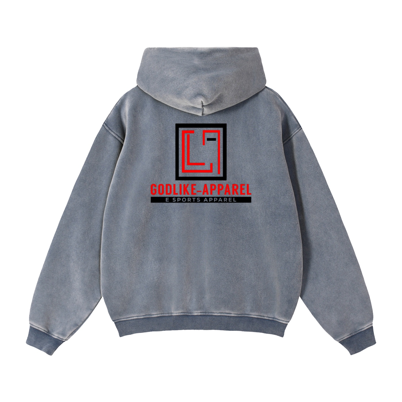 GLK KANJI Zip-Through Boxy Fleece Hoodie