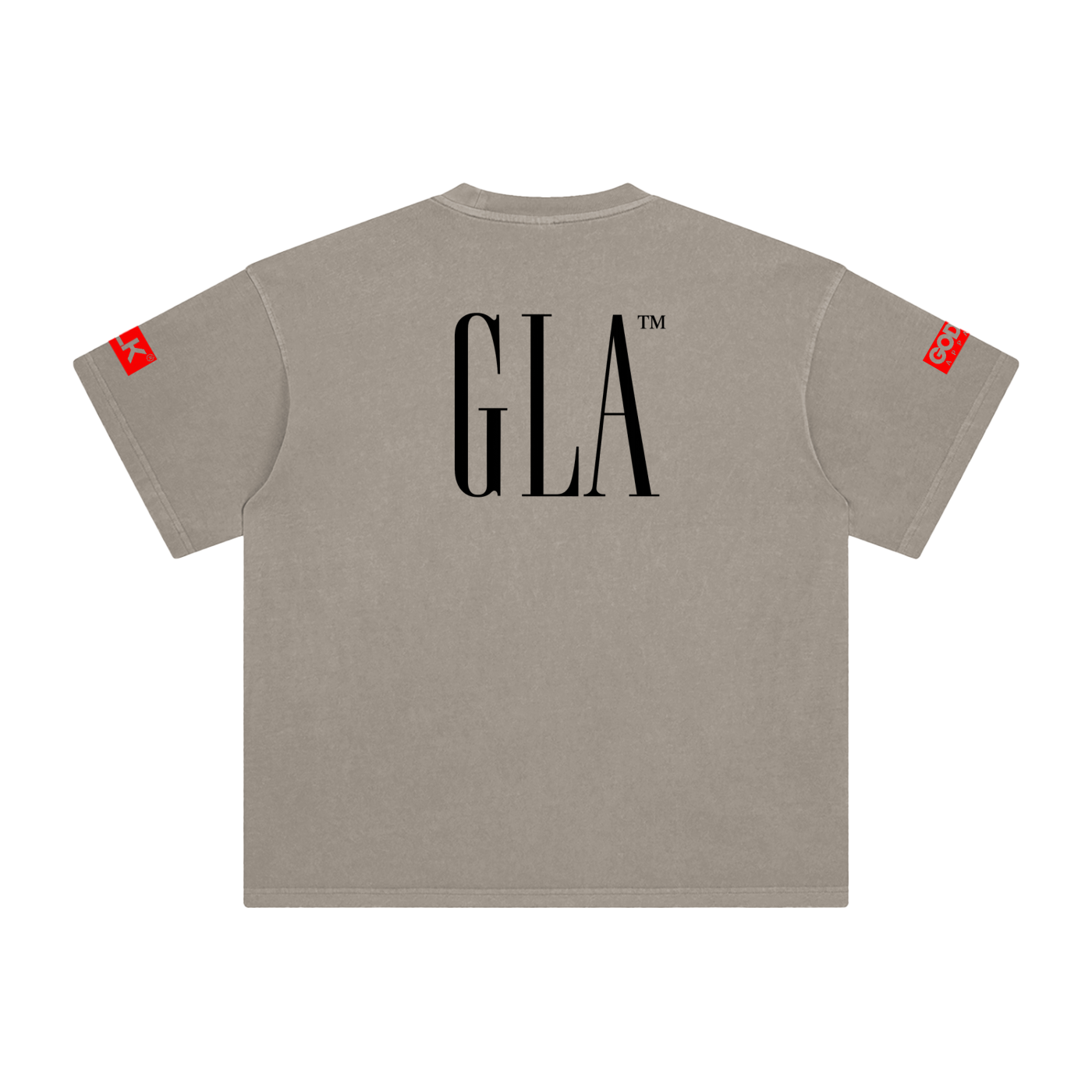 NEW GLA LOGO Enzyme Washed T-Shirt