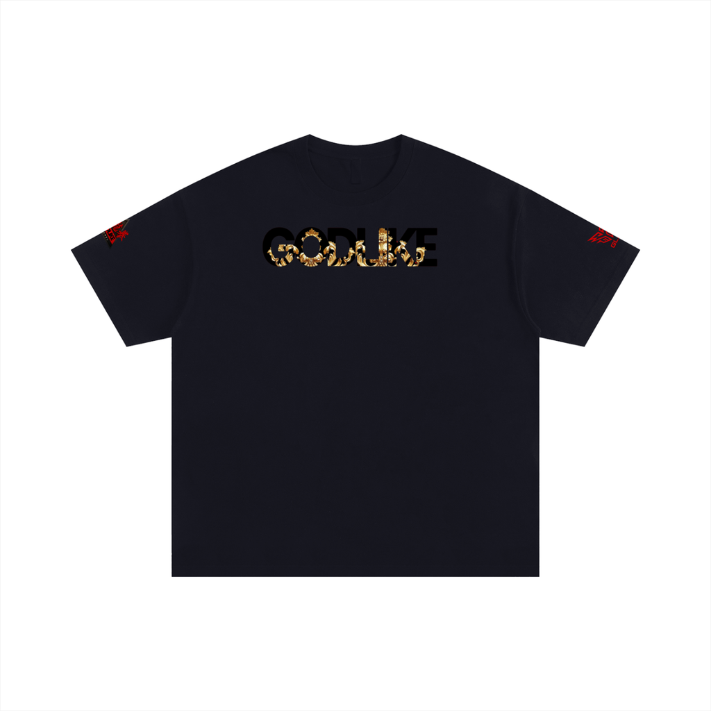 Godlike Core Oversized Cotton Tee - Black Edition
