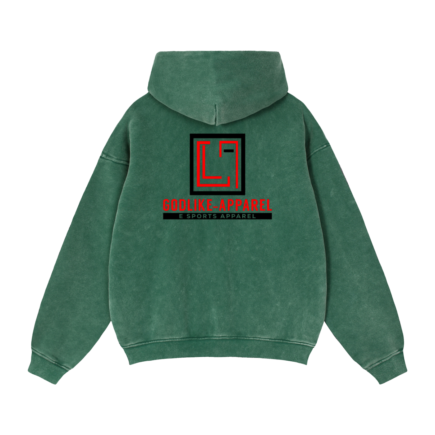 GLA Zip-Through Boxy Fleece Hoodie