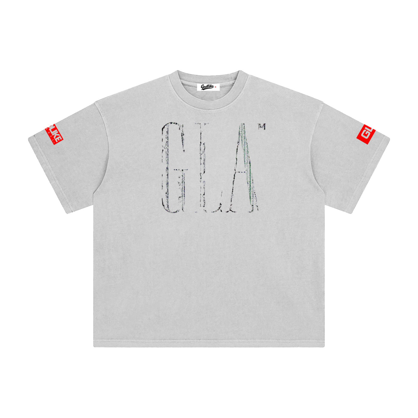 NEW GLA LOGO Enzyme Washed T-Shirt