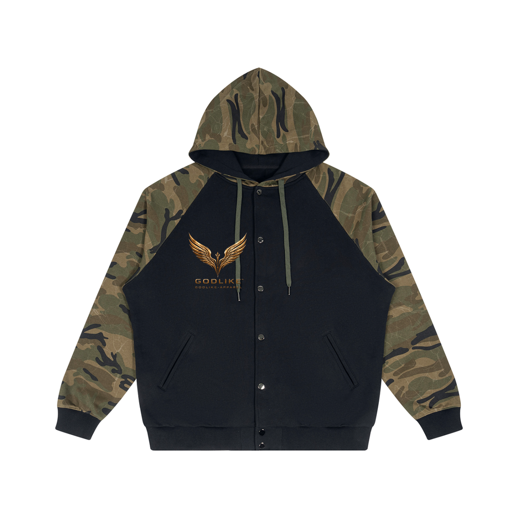 GODLIKE CAMO SNAP HOODIE