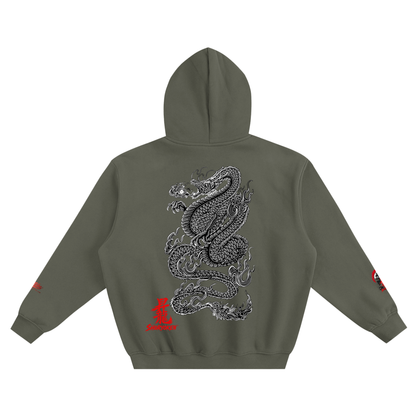 GTA X GLA Embroidered COLLAB Fleeced Boxy Hoodie