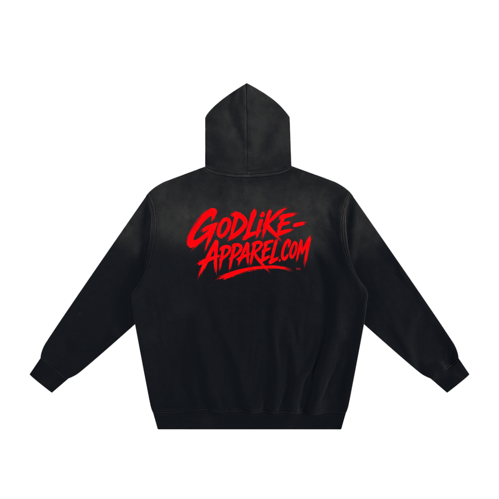 Godlike Apparel's Grapic Sunfade Fleeced Hoodie