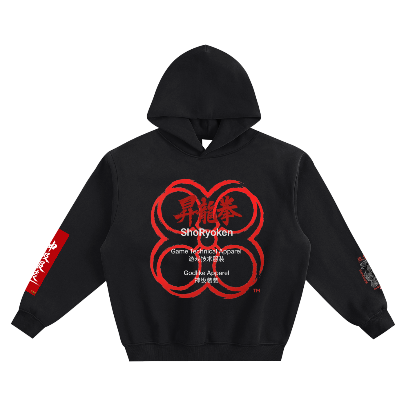 SRK X  GTA X GLA Fleeced Boxy Hoodie