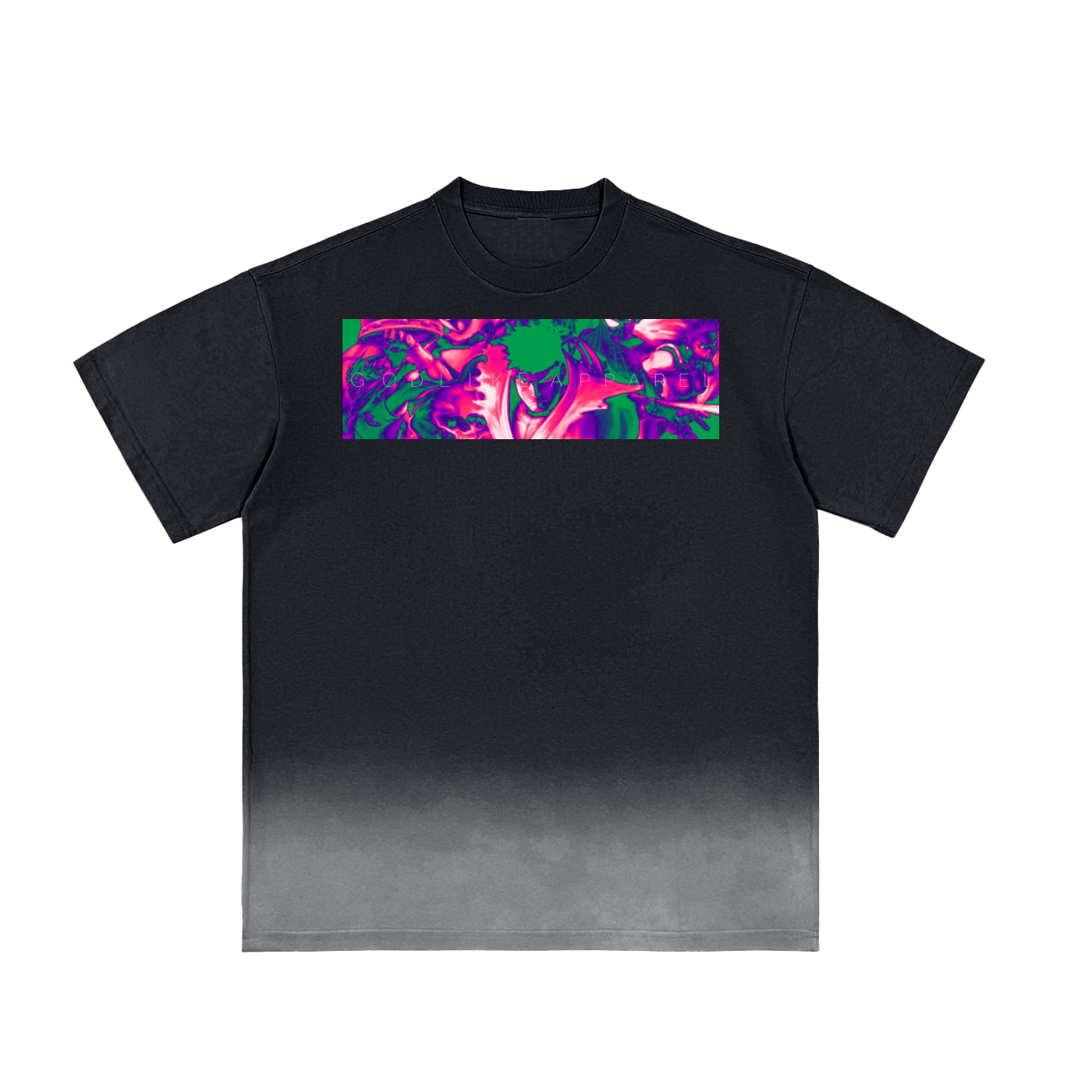 Sunfade Vintage Washed T-Shirt – Black Edition