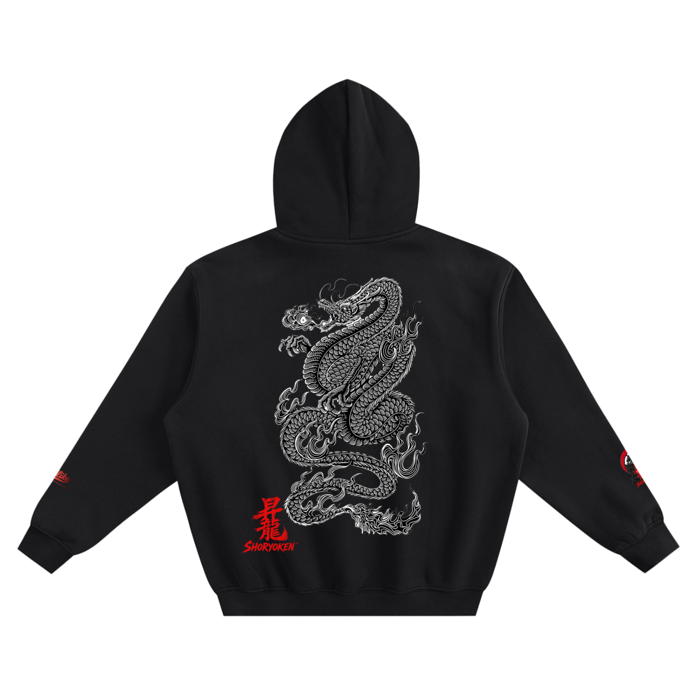 GTA X GLA Embroidered COLLAB Fleeced Boxy Hoodie