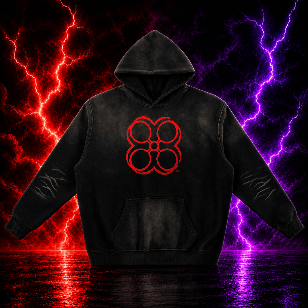 Godlike Apparel's Grapic Sunfade Fleeced Hoodie
