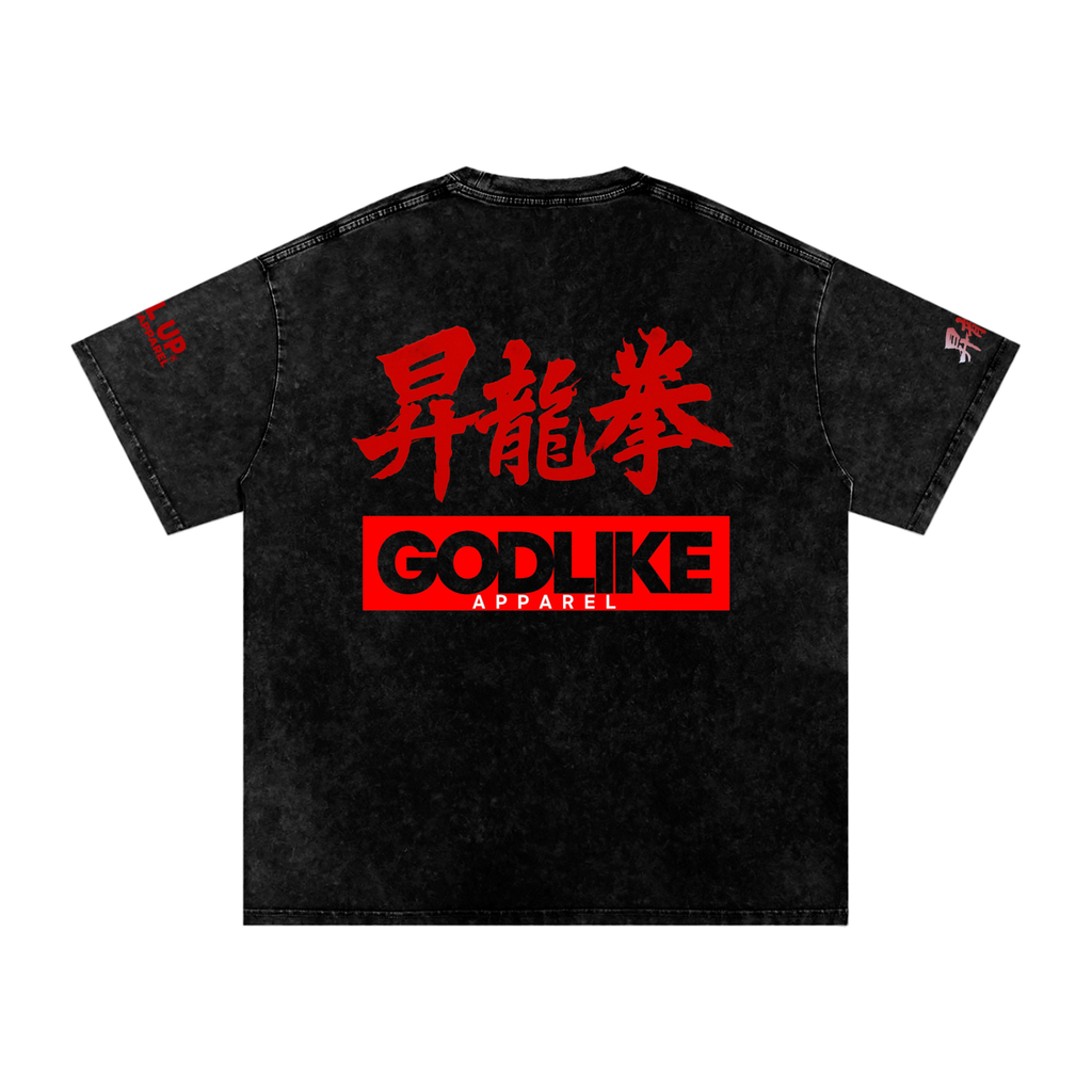 GLA Snow Washed Oversized Tee - Black Core Edition