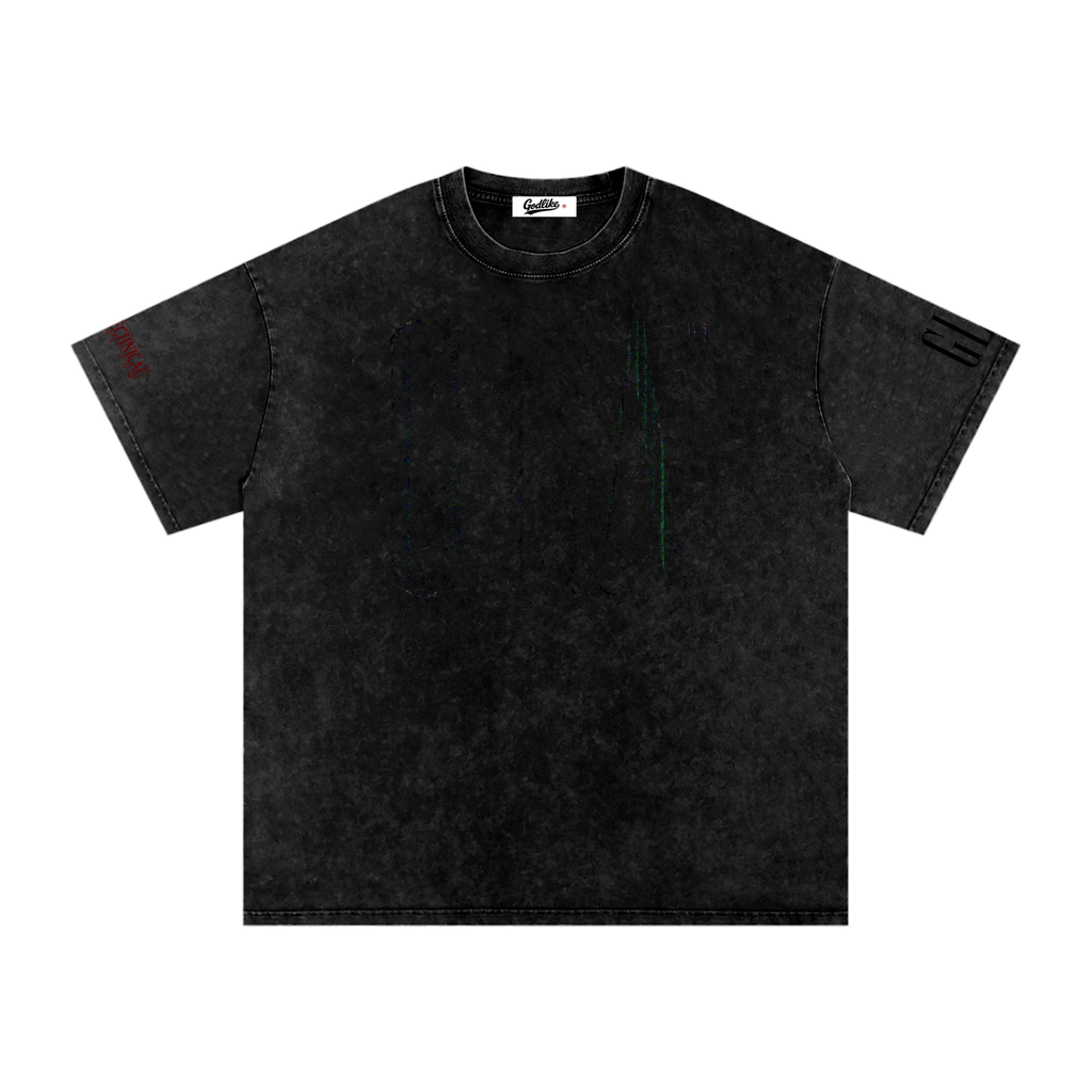 GLA GODLIKE APPAREL Snow Wash Oversized Cotton T-Shirt