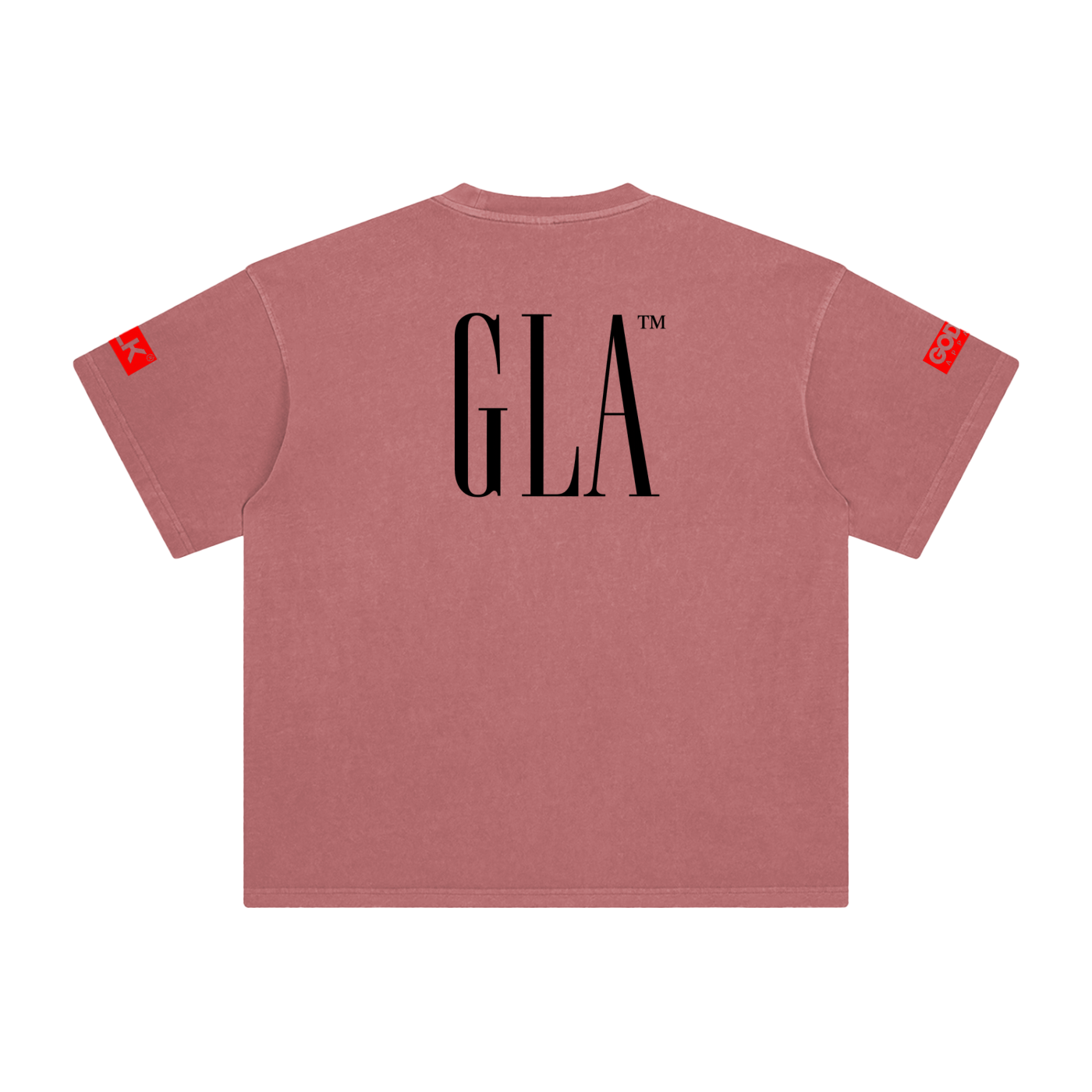 NEW GLA LOGO Enzyme Washed T-Shirt