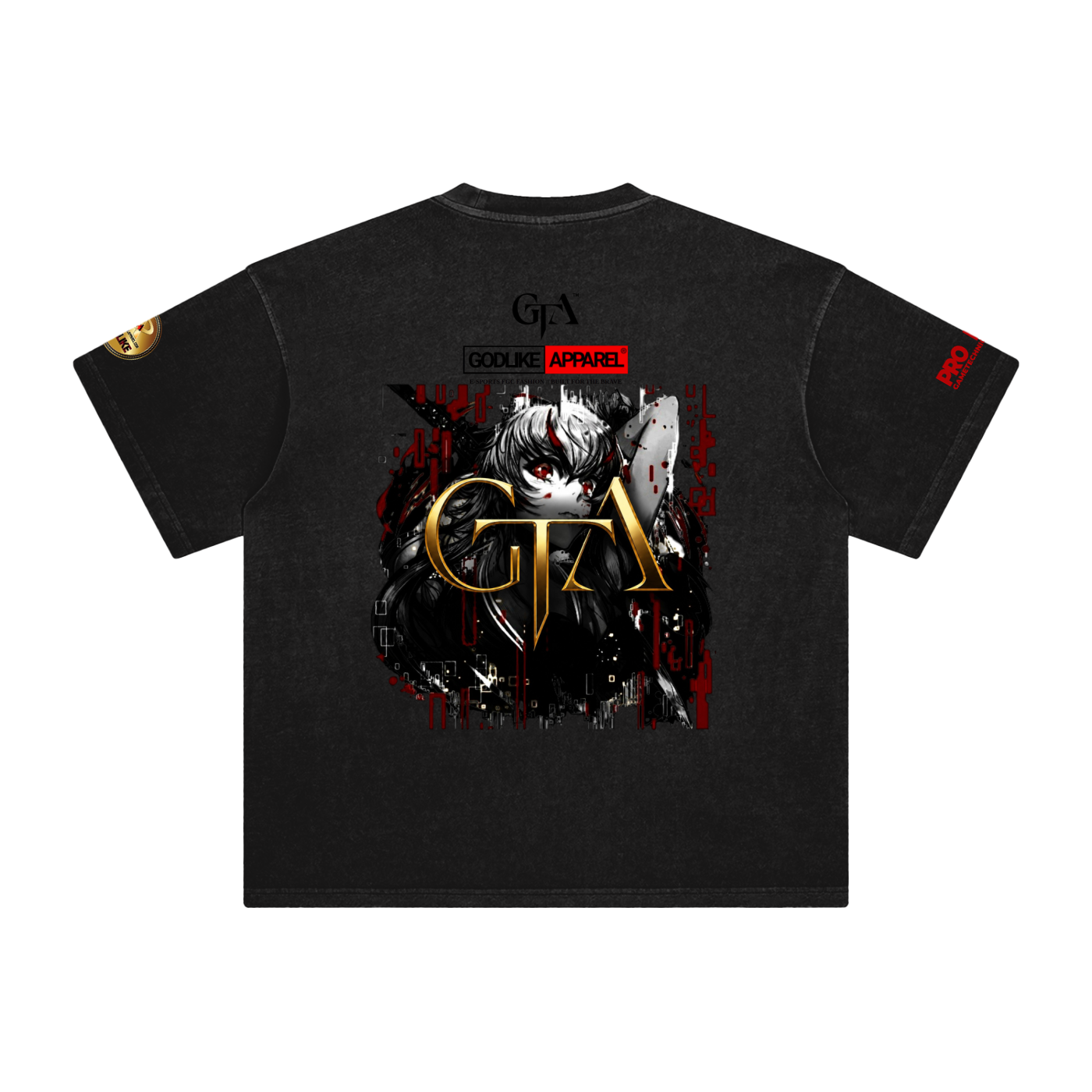GTA X GLA Enzyme Washed T-Shirt
