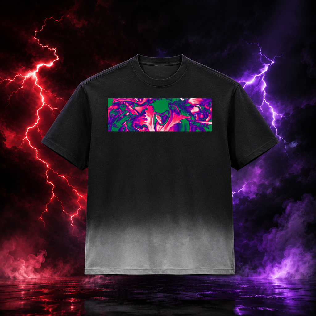 Sunfade Vintage Washed T-Shirt – Black Edition
