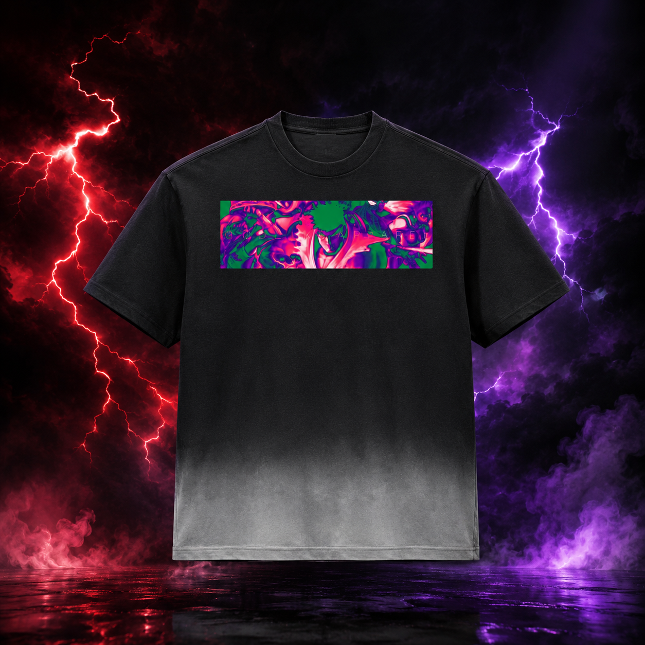 Sunfade Vintage Washed T-Shirt – Black Edition