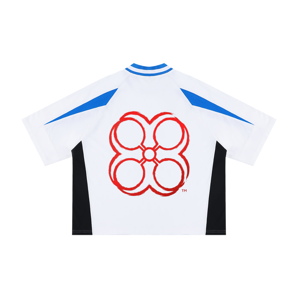 GTA Color Block V-Neck Tee - White/Black Arena Edition