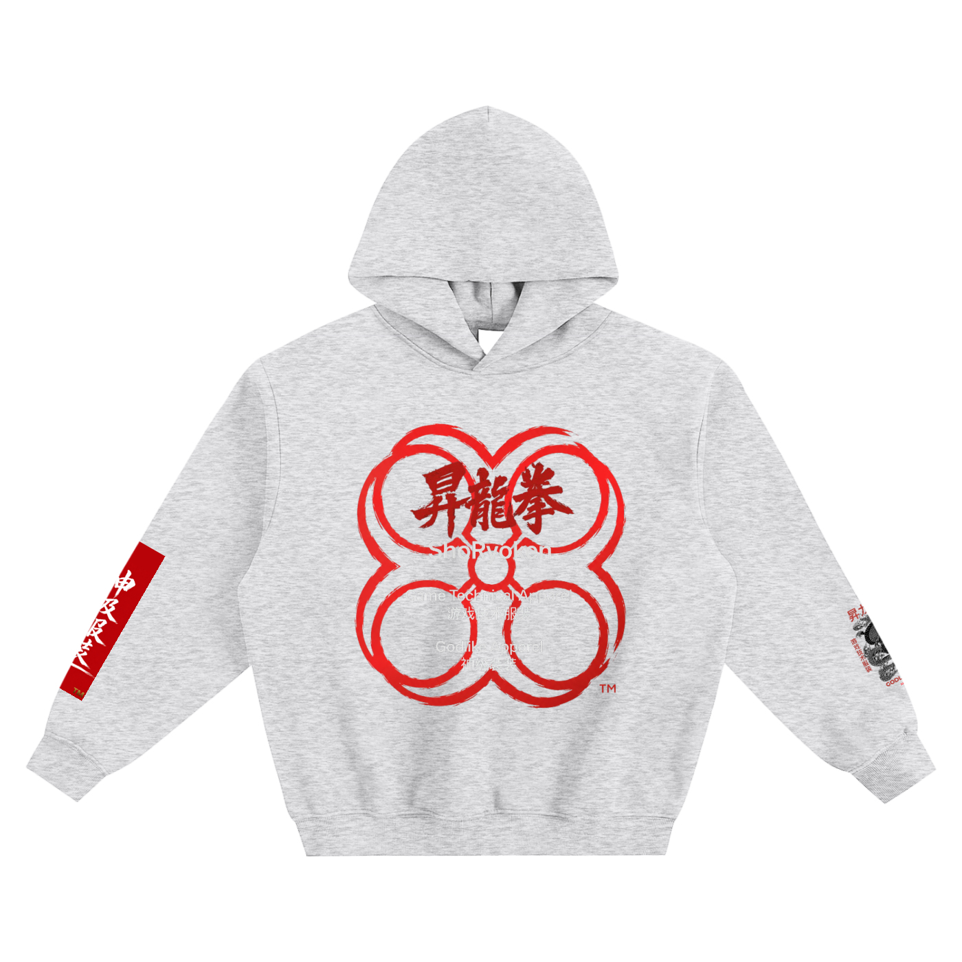 SRK X  GTA X GLA Fleeced Boxy Hoodie