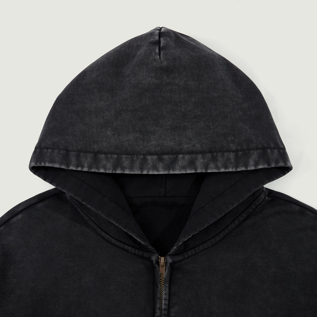 GODLIKE-APPAREL Phantom Washed Zip Hoodie