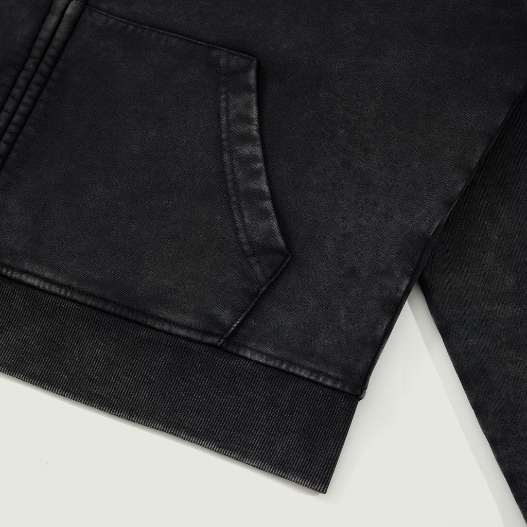 GODLIKE-APPAREL Phantom Washed Zip Hoodie