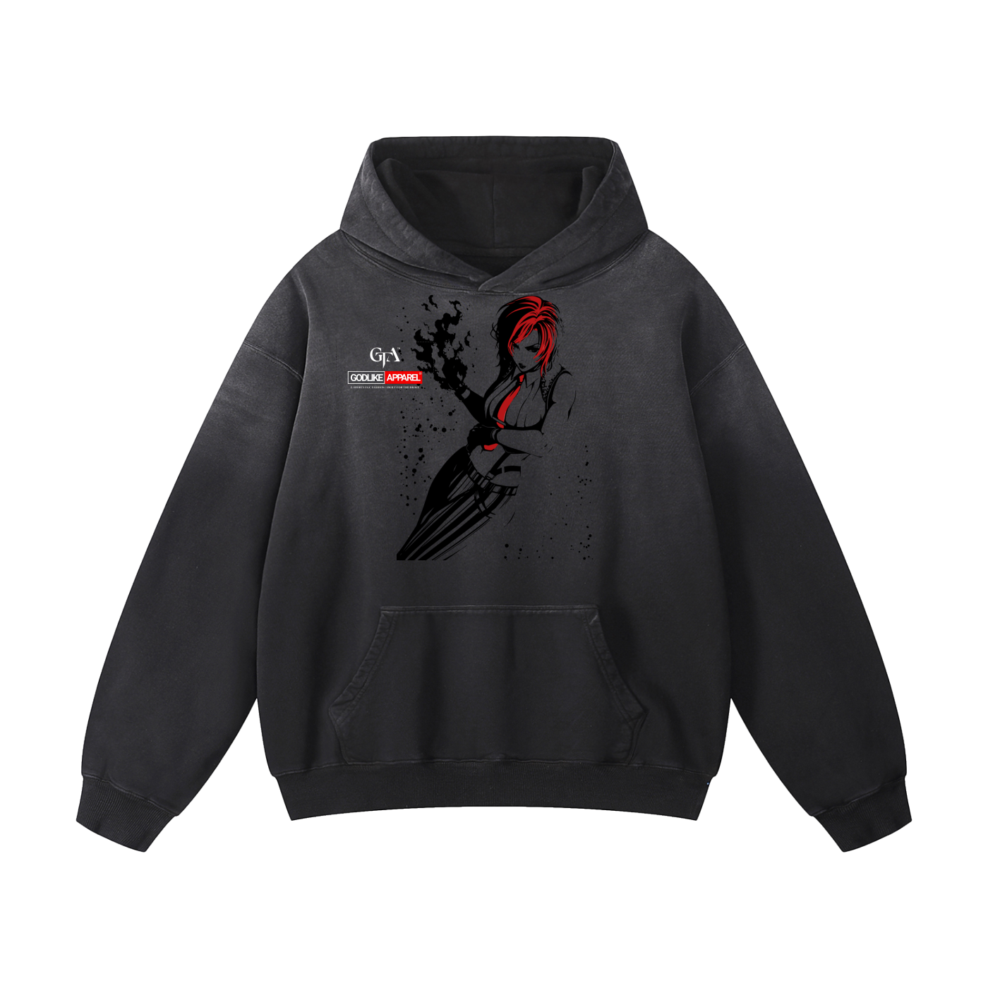GTA x GLA Sunfade Authority Hoodie - Ghost Signal Edition
