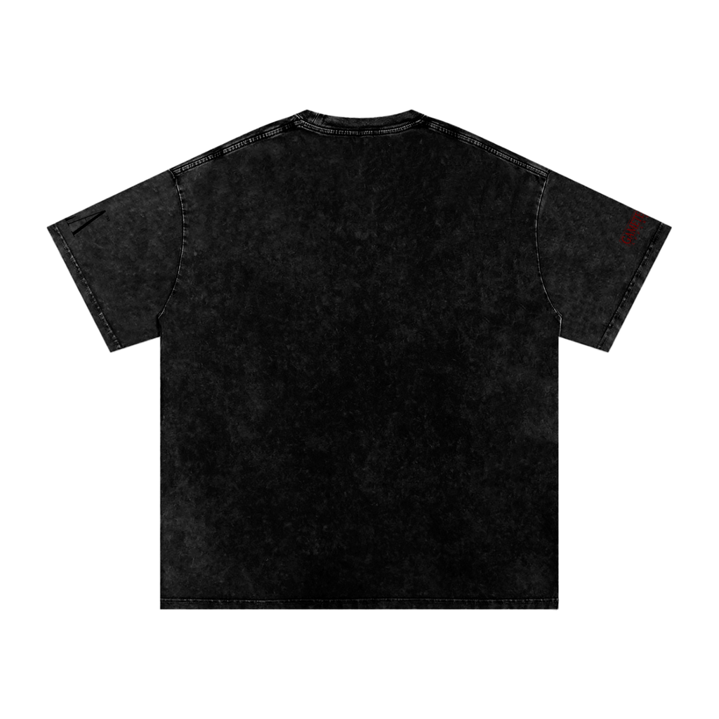 GLA GODLIKE APPAREL Snow Wash Oversized Cotton T-Shirt