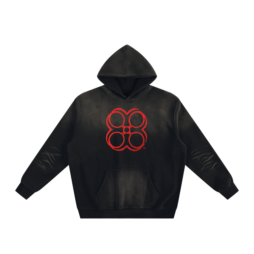 Godlike Apparel's Grapic Sunfade Fleeced Hoodie