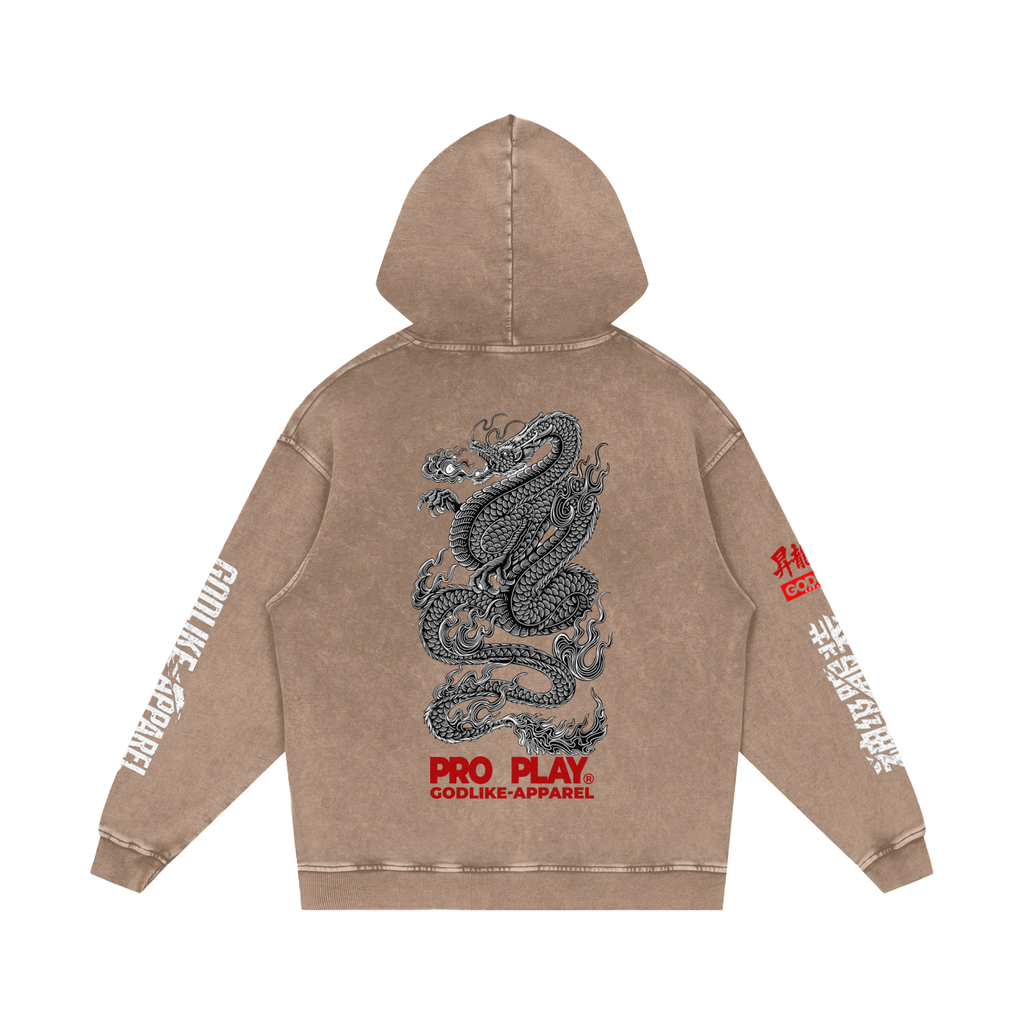 Godlike Pro Play Dragon Ascension Snow-Washed Hoodie