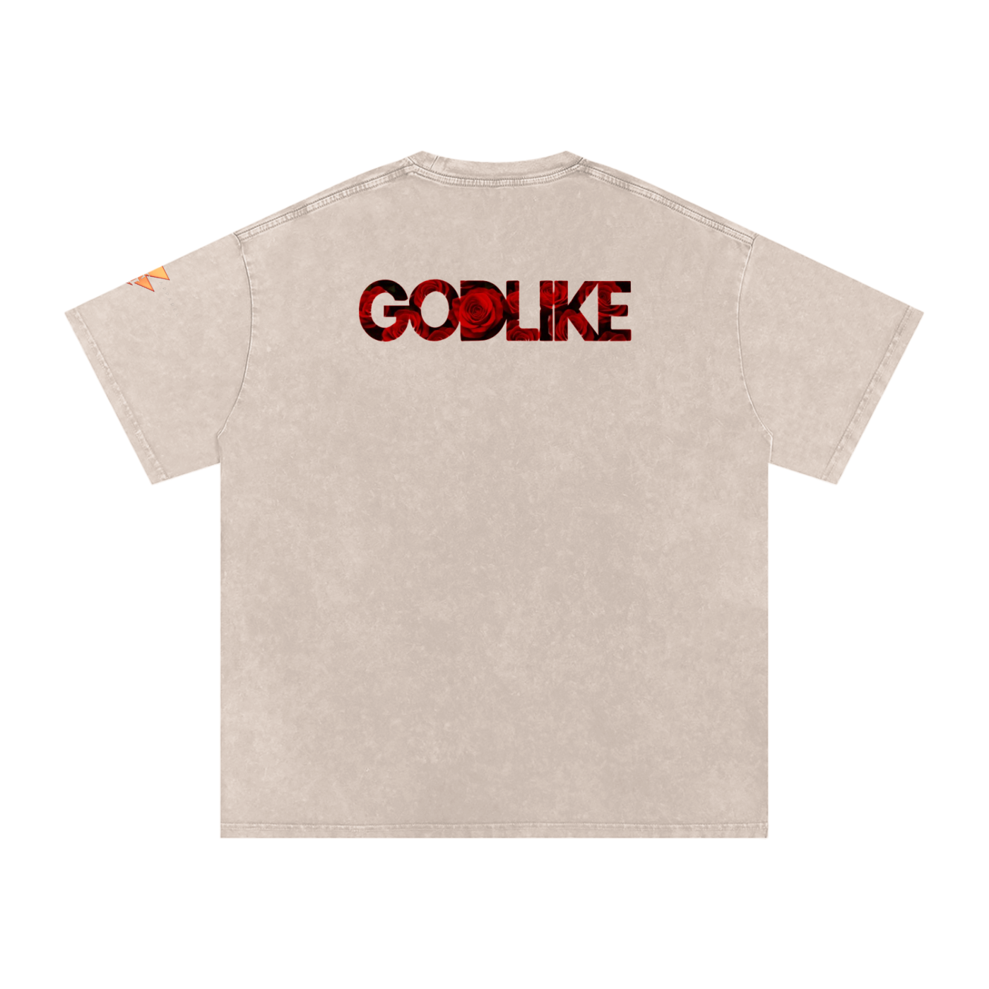 GLA X GTA X SRK Snow Washed Oversized Cotton T-Shirt