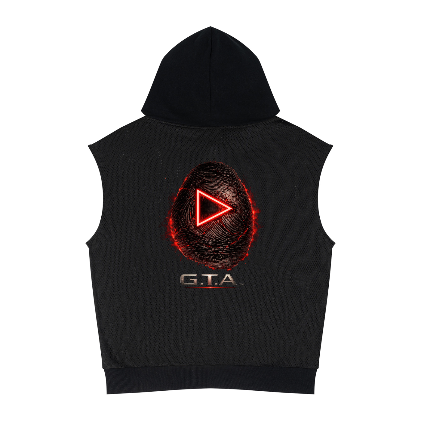 Game Technical Apparel Tactical Mesh Sleeveless Hoodie