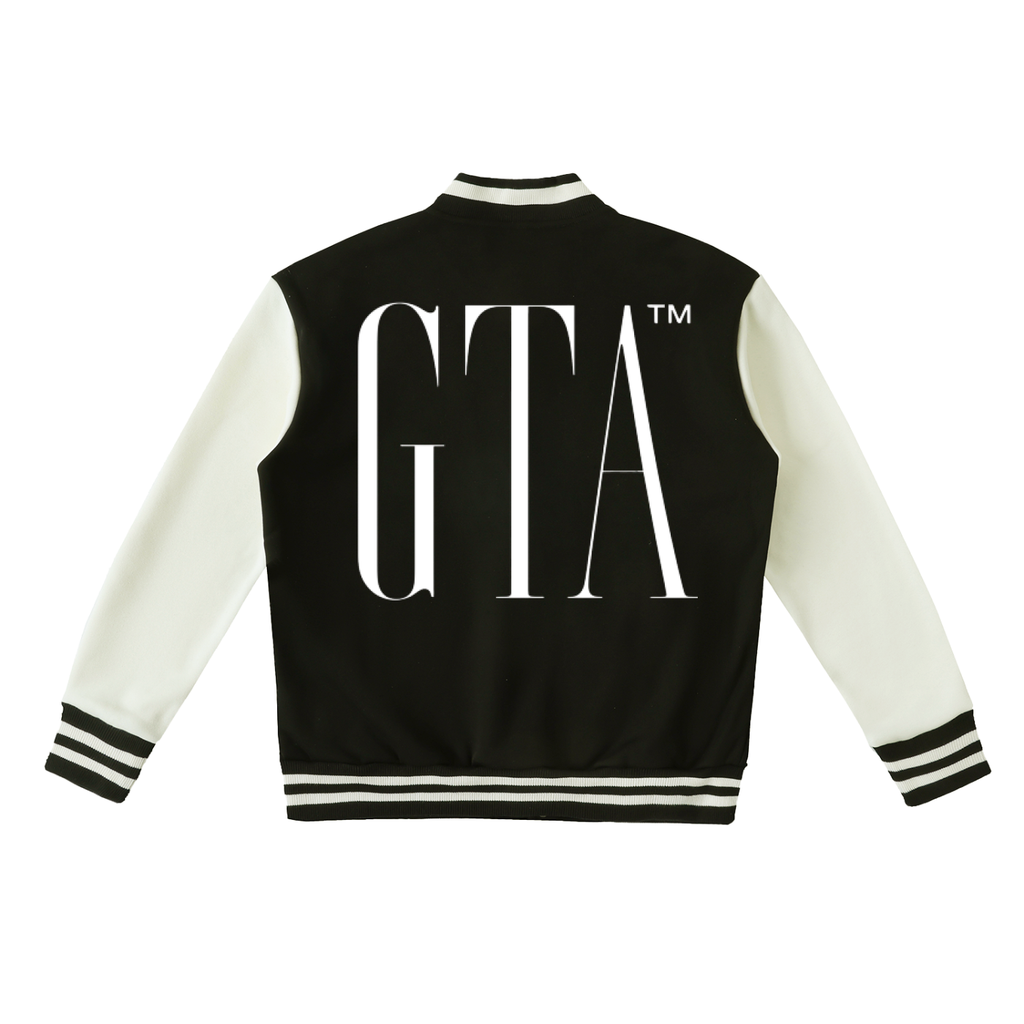 MENS GTA X GLA Two-Tone Fleeced Varsity Jacket