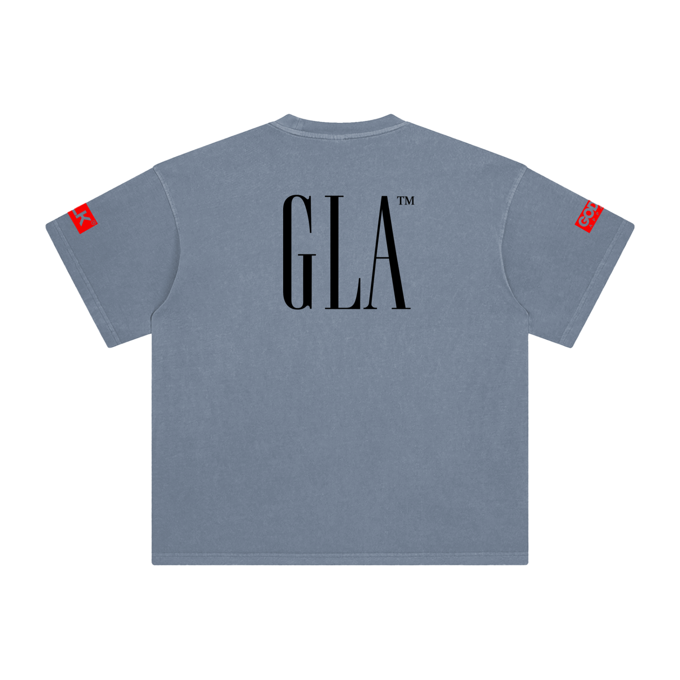 NEW GLA LOGO Enzyme Washed T-Shirt