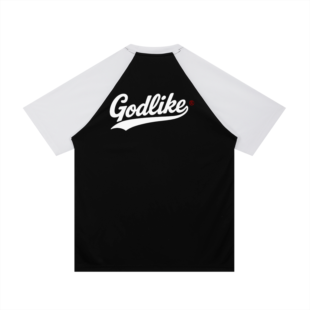 Contrast Raglan Sleeve Mesh T-Shirt – Dragon Flow