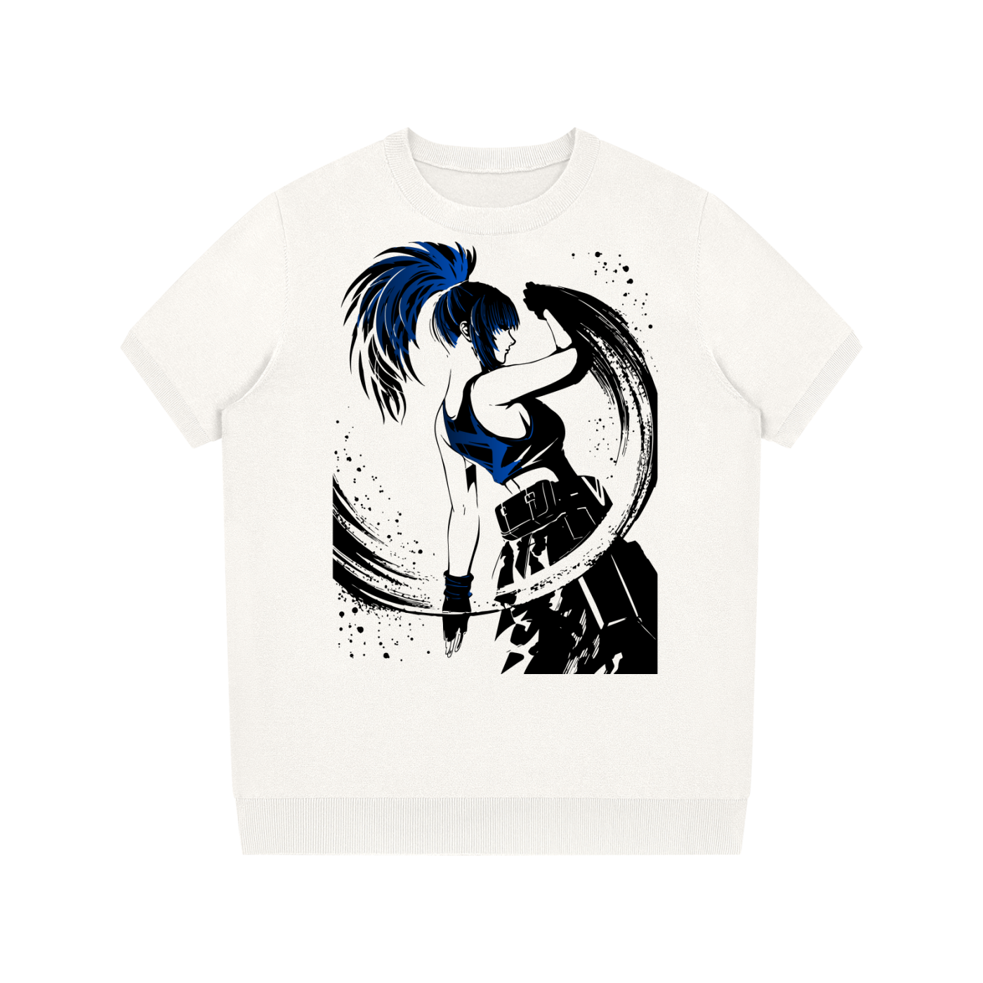 GODLIKE Blue Rush FGC Knit T-Shirt